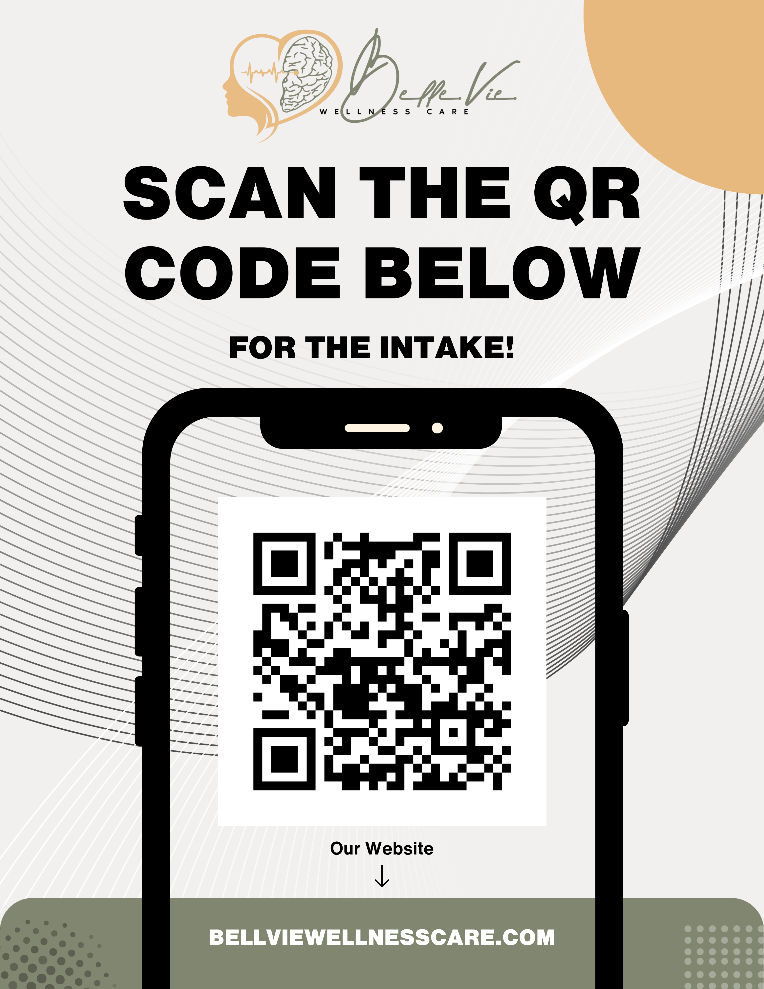 BelleVie Wellness Care B12 intake QR code